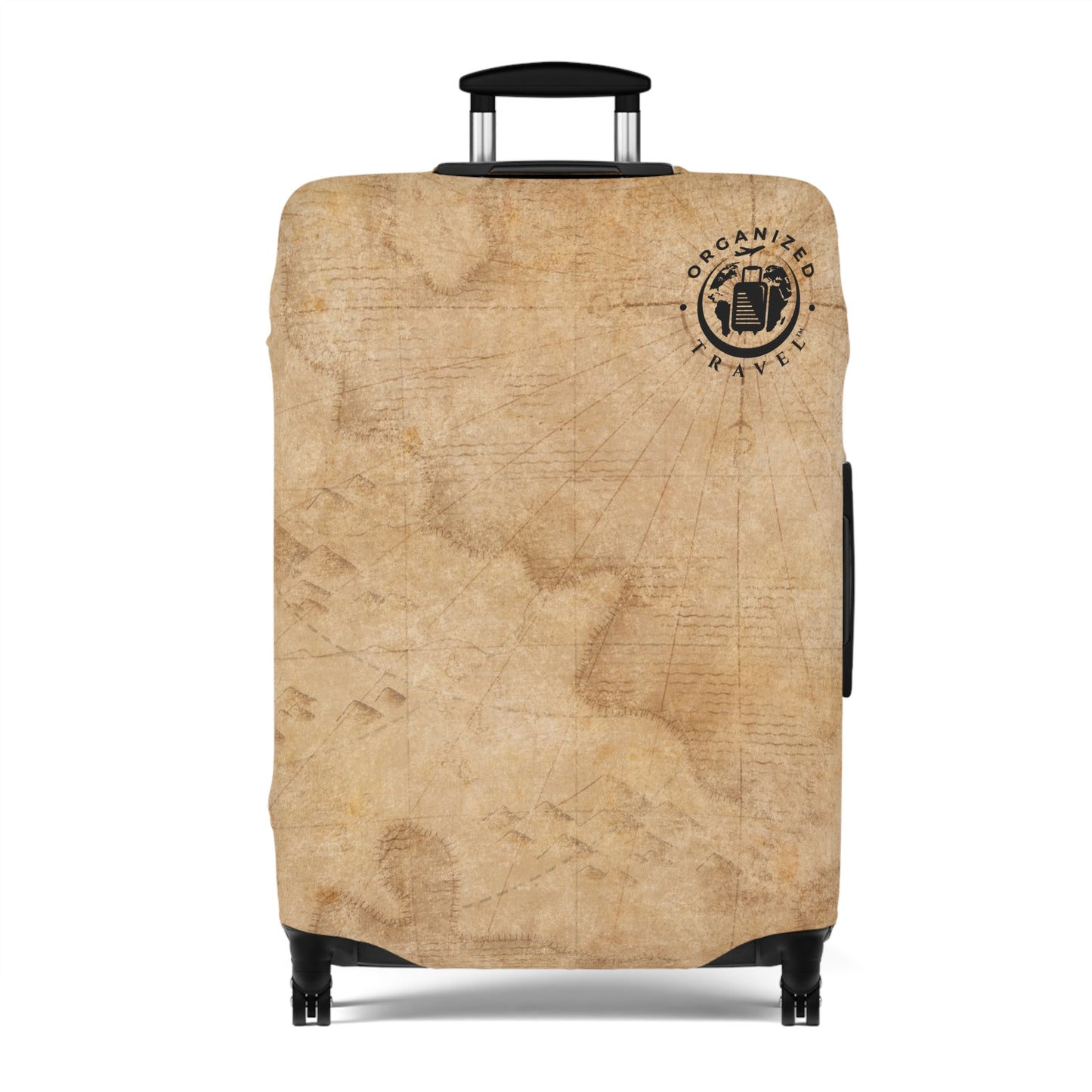 Old World Luggage Cover