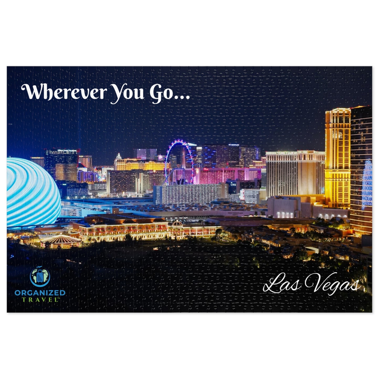 Las Vegas Jigsaw Puzzle (30, 110, 252, 500,1000-Piece)