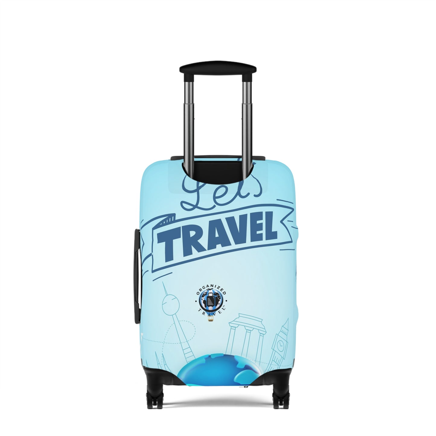 Let's Travel Luggage Cover