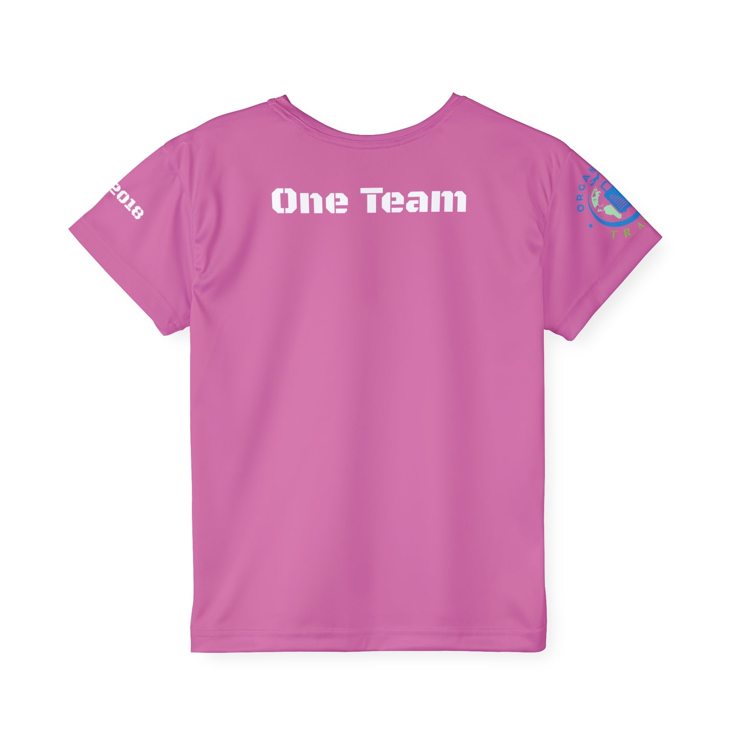 One Team Kids Sports Jersey (AOP) - Pink